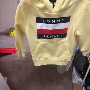 Tommy Hilfiger Kids Hoodie in Soft Yellow